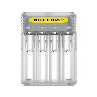 Nitecore New Q4 Charger - Black/Clear/Pink/Yellow