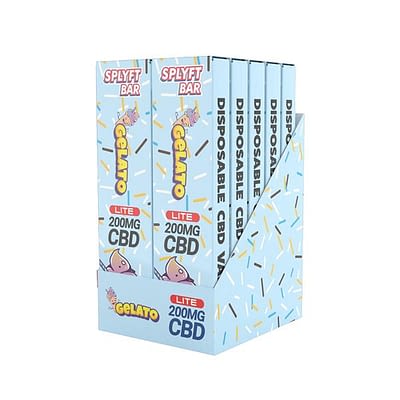 SPLYFT BAR LITE 200mg Full Spectrum CBD Disposable Vape - 12 flavours