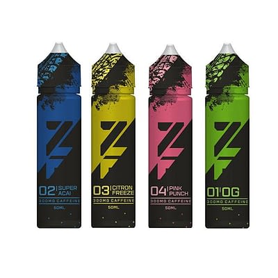 Zap! Juice Z Fuel 50ml Range (Caffeine Infused & Free ZAP 18mg Nic Salt)