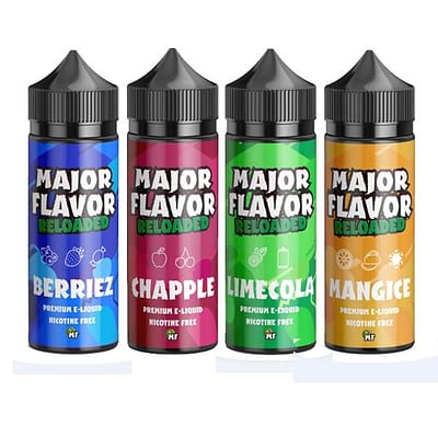 Major Flavor Reloaded 100ml E-liquid Vape Juice Vapeaholix Vape Shop Farnham Guildford Surrey Online UK